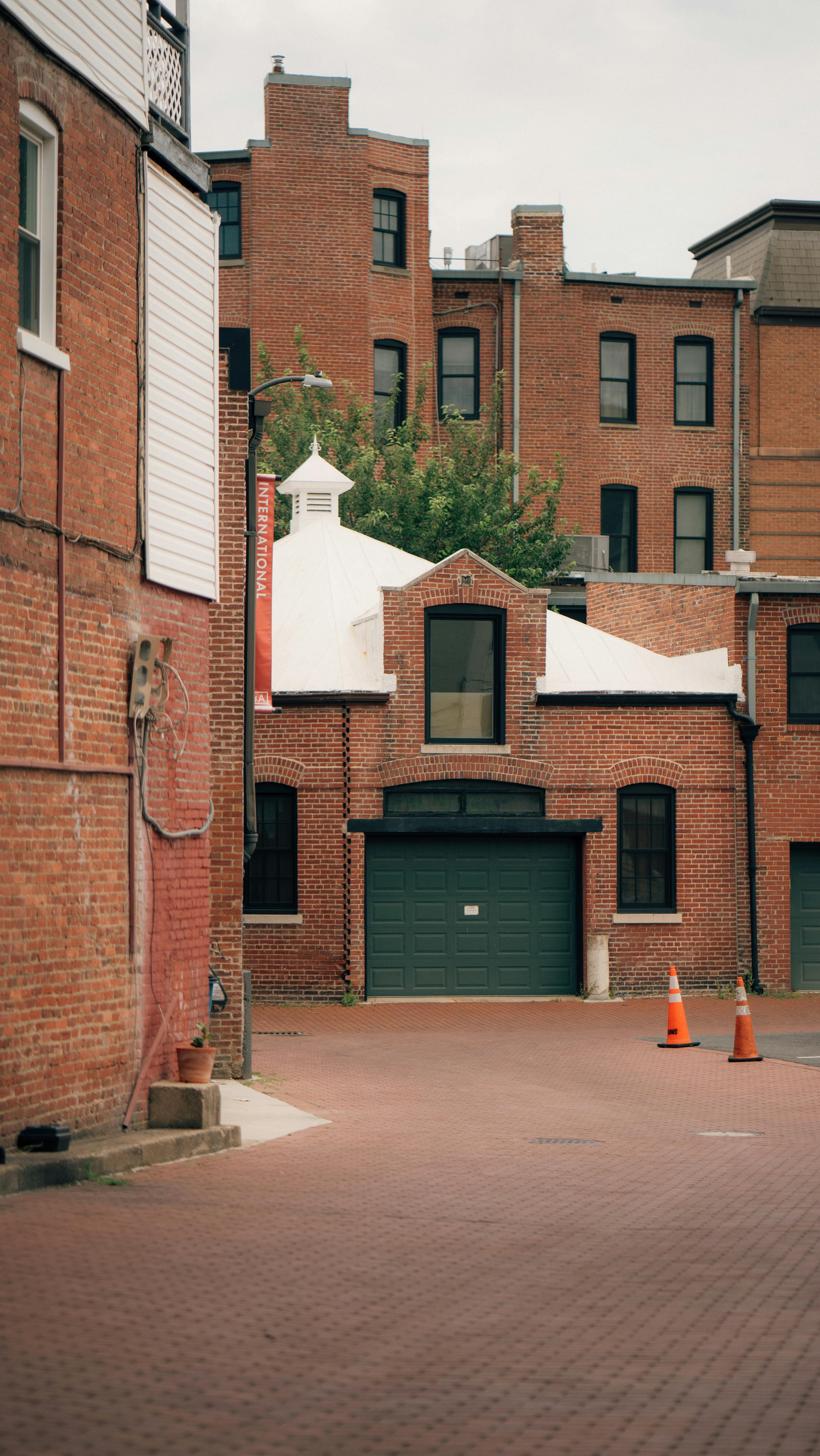 Traditional garage door repair in Riverside historic district